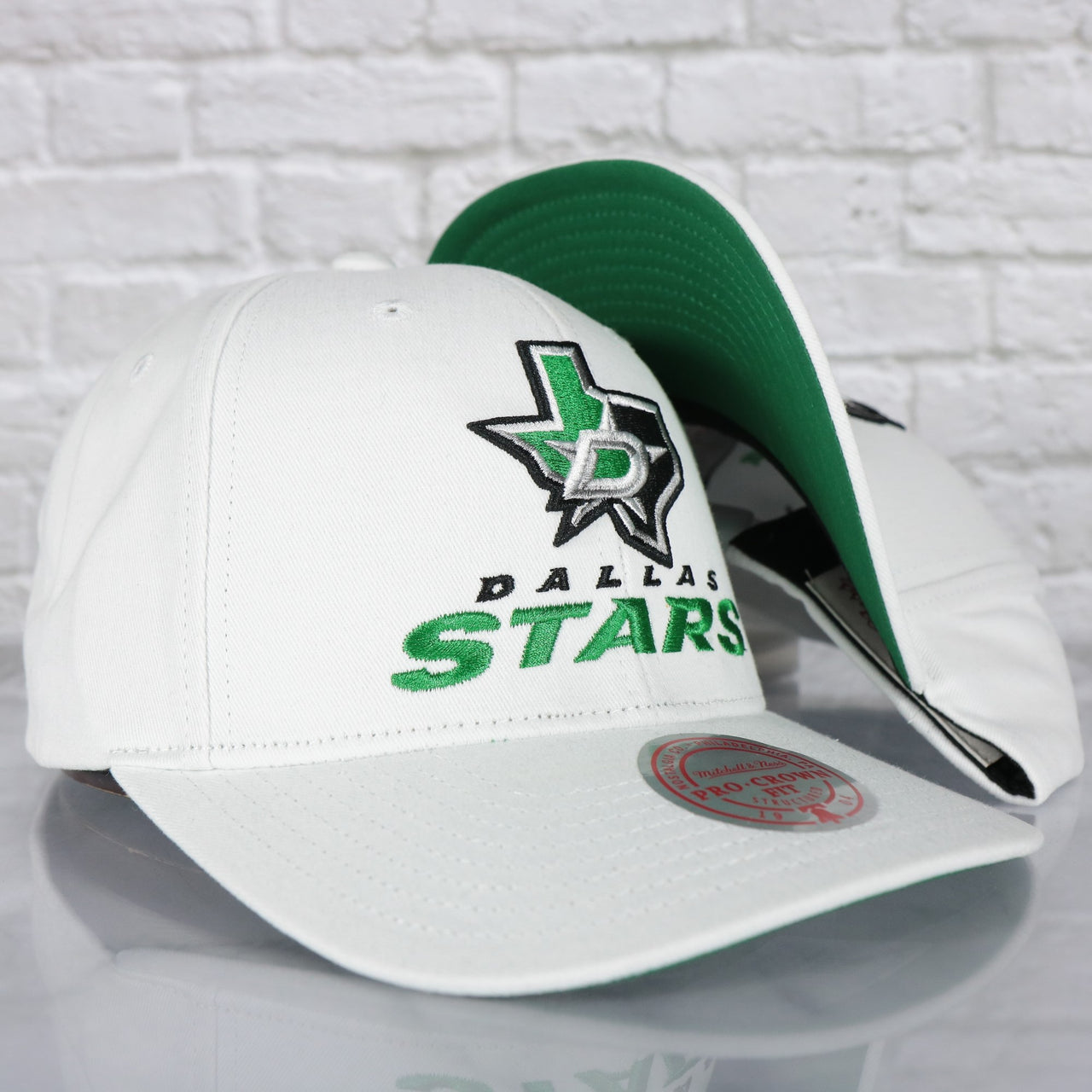 Dallas Stars NHL All in Pro Green Bottom | White Snapback Hat