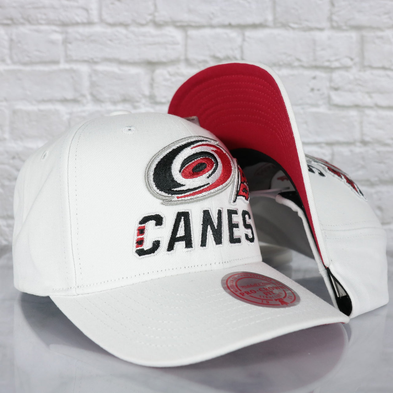 Carolina Hurricanes NHL All in Pro Red Bottom | White Snapback Hat