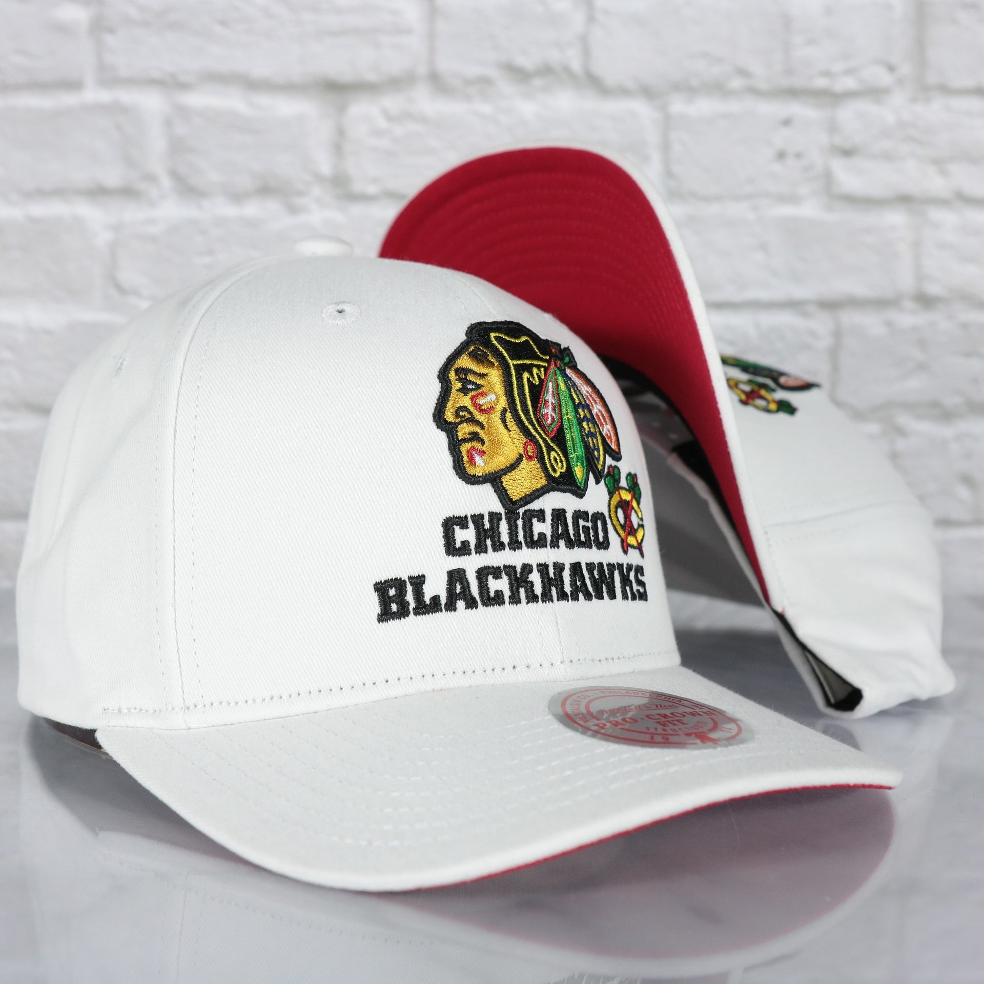 Chicago Blackhawks NHL All in Pro Red Bottom | White Snapback Hat