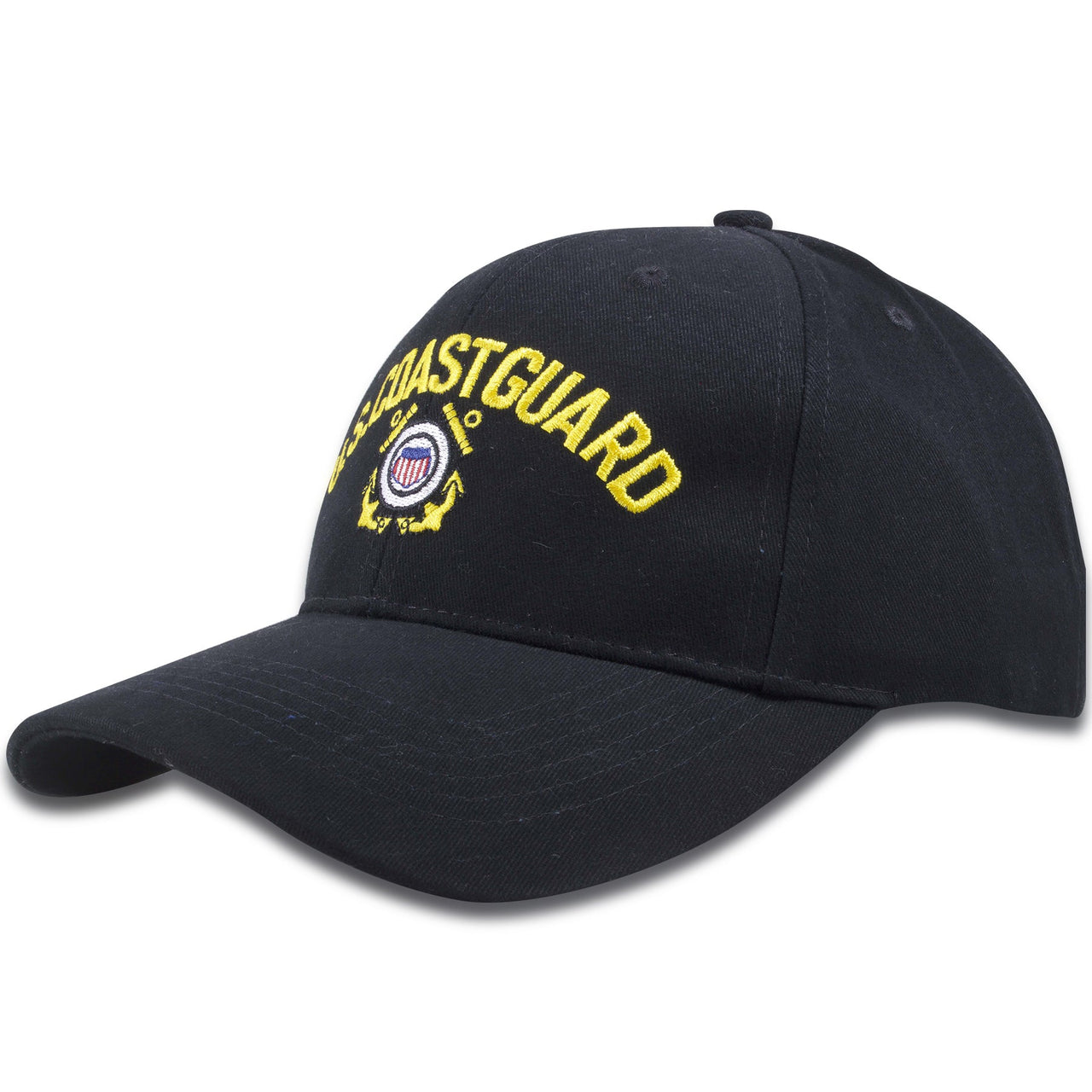 Rothco United States Coast Guard Black Adjustable Baseball Cap