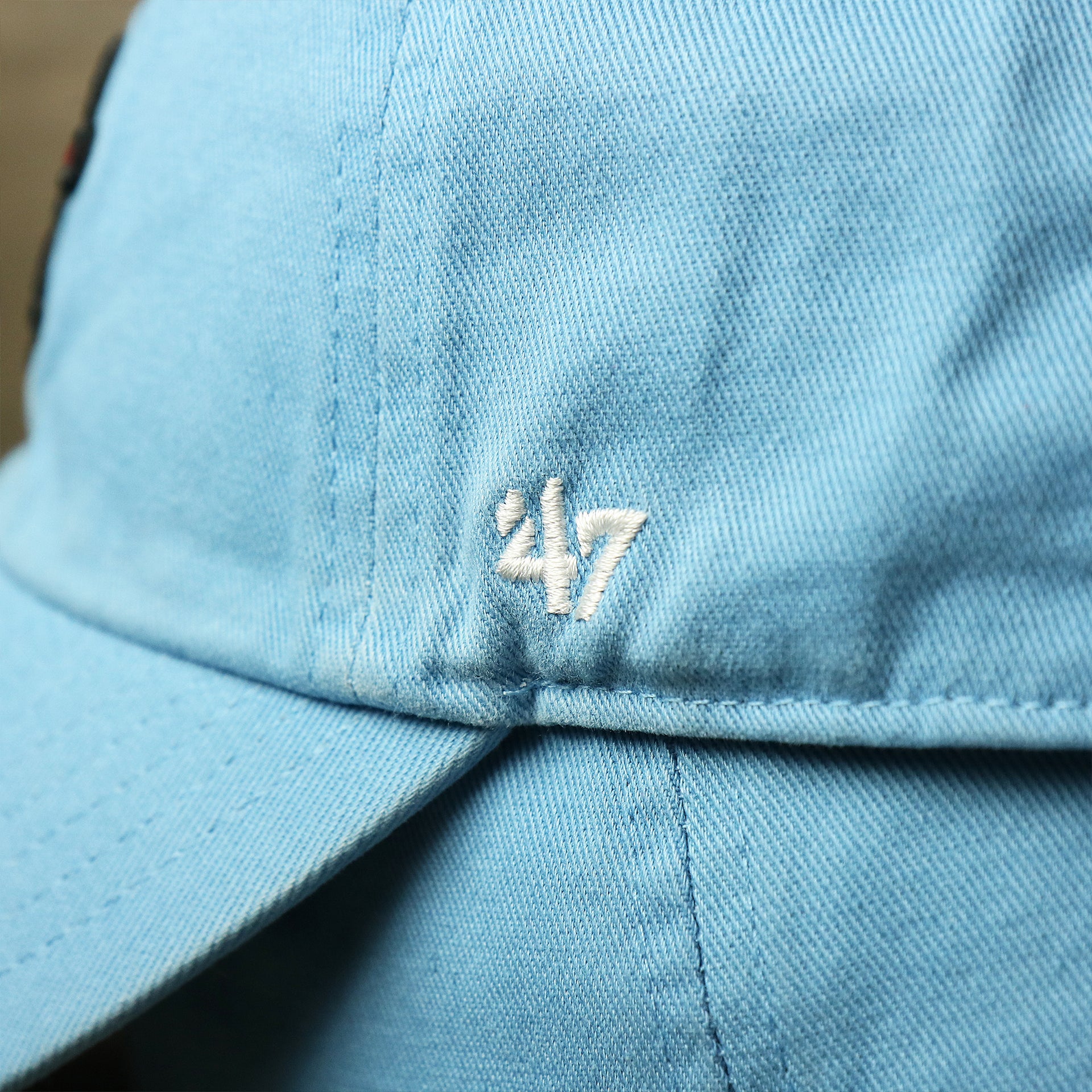 The 47 Brand Logo on the Philadelphia Phillies Mascot Phillie Phanatic Dad Hat | Columbia Dad Hat
