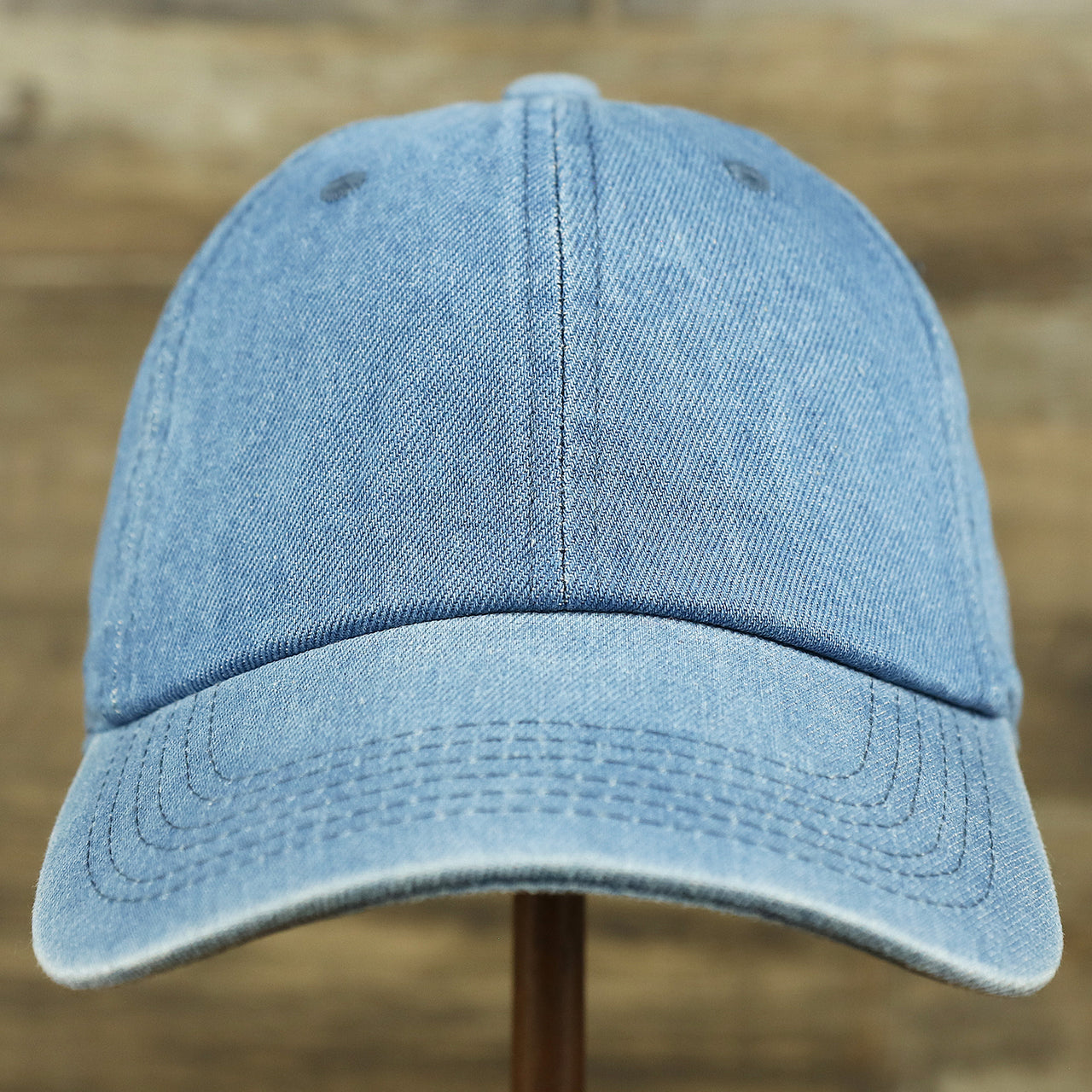 Blank Denim Dad Hat | Denim baseball cap for embroidery | Blank streetwear hat