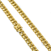 Miami Cuban 18K Gold Plated 12mm Golden Gilt Necklace
