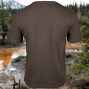 back side of the Jeep Renegade Seal Brown Vintage Graphic T-Shirt | Jack & Jones Jeep Tee Shirt
