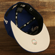 Gray bottom of the Toronto Blue Jays "City Cluster" Side Patch Gray Bottom Royal 59Fifty Fitted Cap