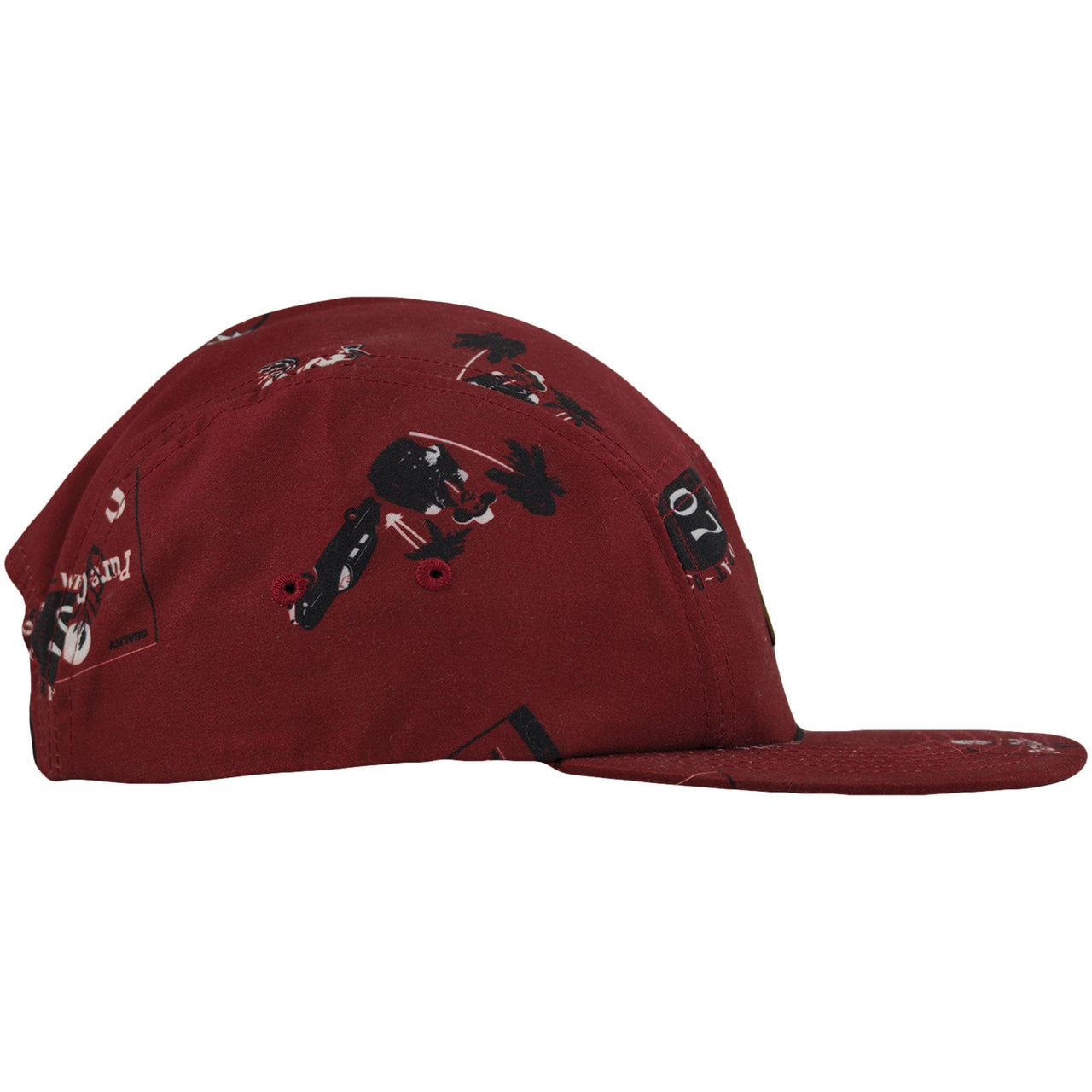 DC Maroon Havana Print Camper Hat
