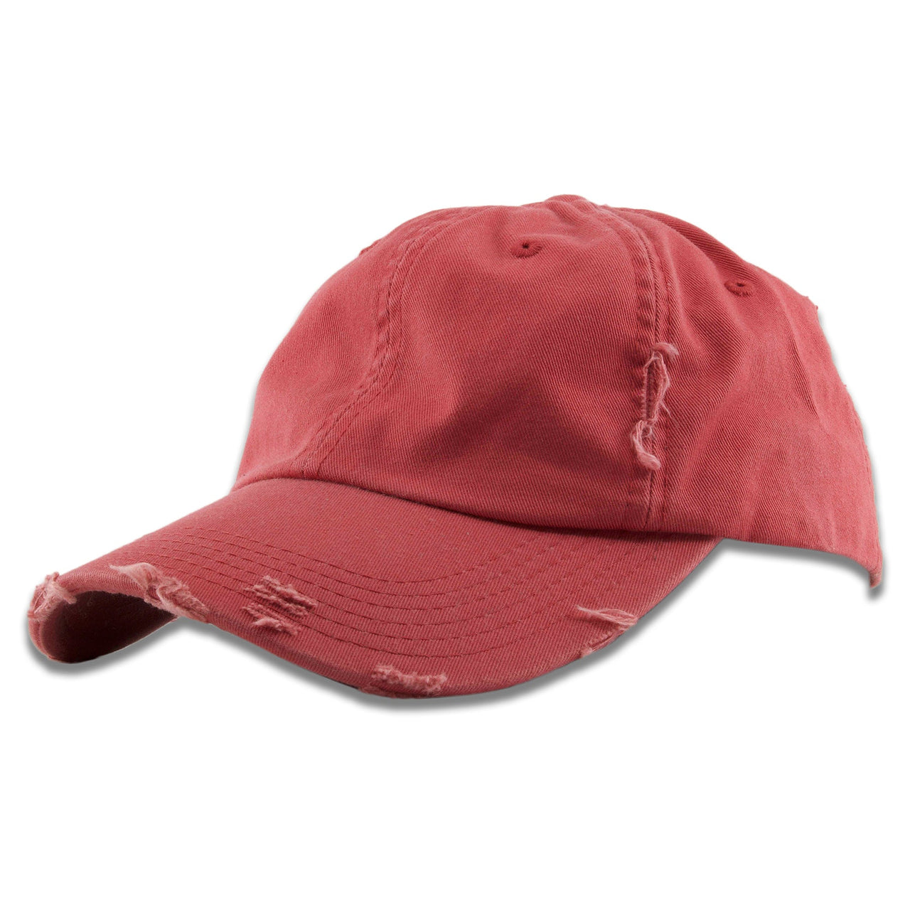 Dashing Red Blank Distressed Dad Hat