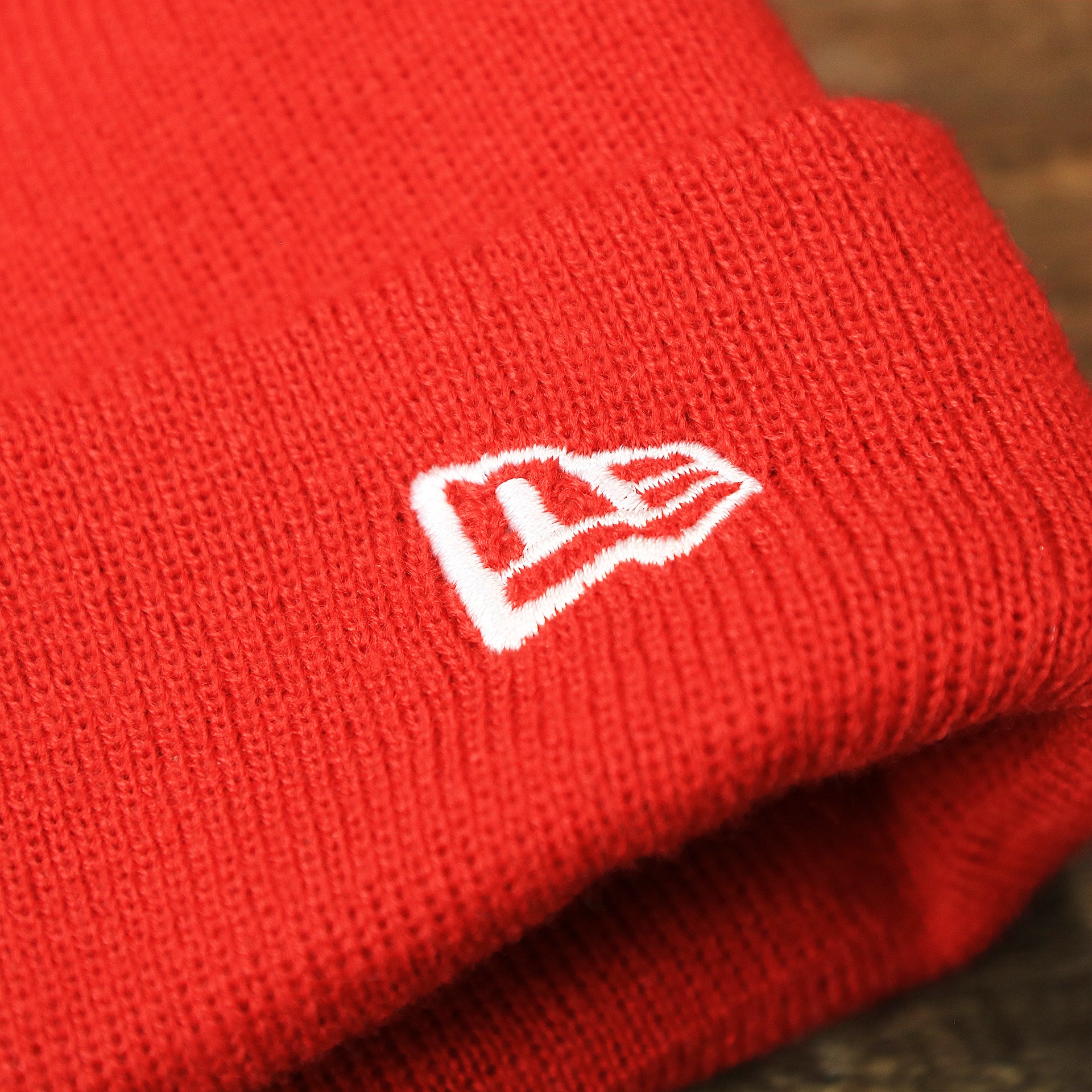 The New Era Logo on the Philadelphia Phillies "City Transit" 59Fifty Fitted Matching All Over Side Patch Beanie