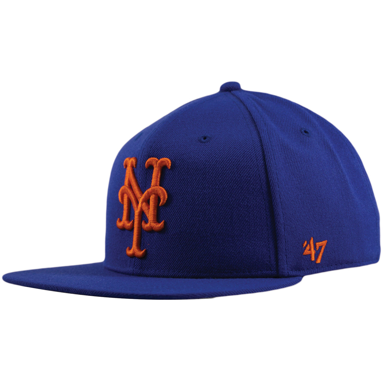 47 BRAND | NEW YORK METS | SURE SHOT | SNAPBACK HAT | BLUE | OSFM