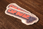 Cap Swag TV Sticker | Cap Swag TV Logo Sticker the cap swag tv youtube channel is the perfect place to get an up close and personal  look at out products