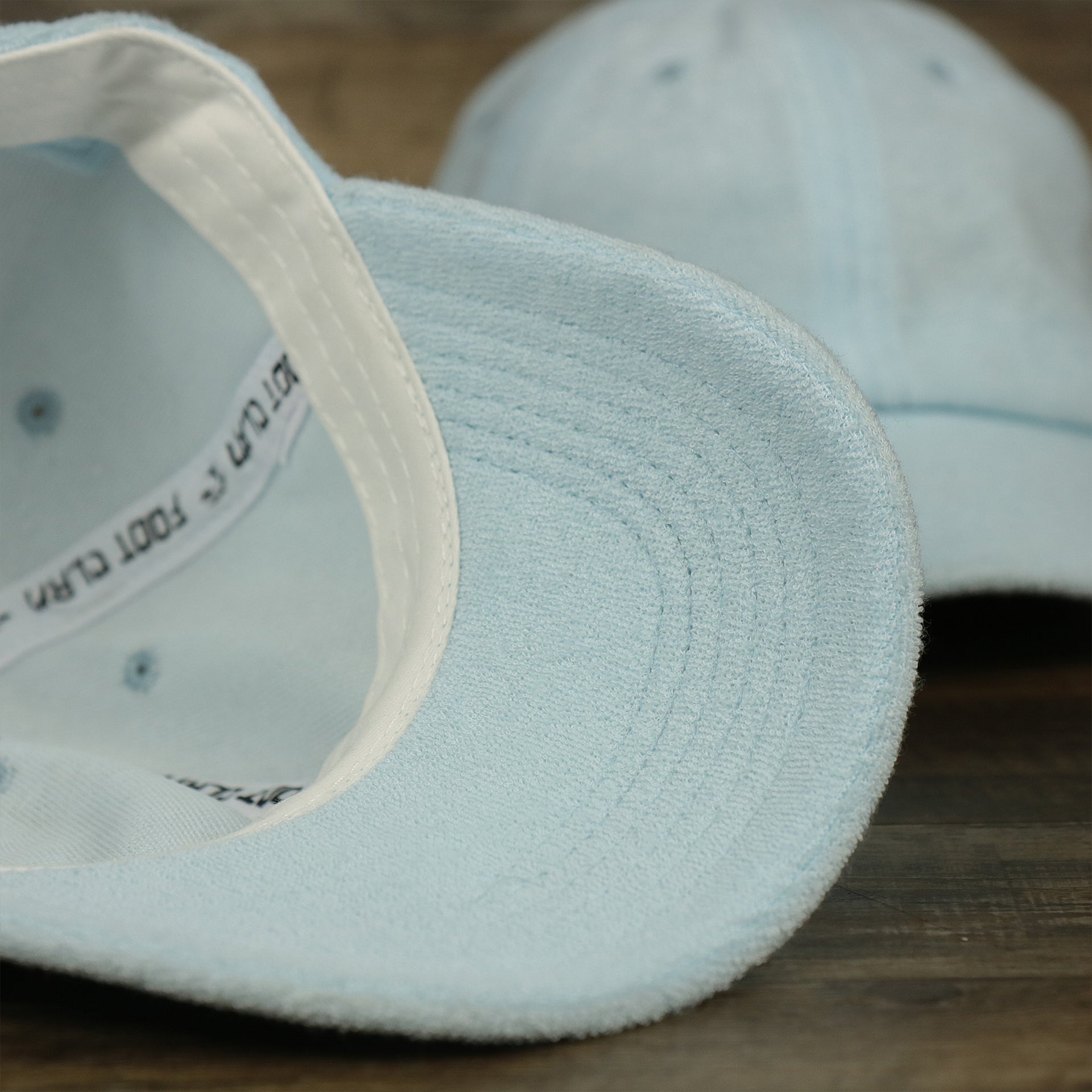 The undervisor on the Blank Alice Blue Wash Cloth Baseball Hat | Light Blue Dad Hat