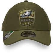 font ofEagles military dad hat | Philadelphia Eagles 2019 salute to service 9twenty dad hat