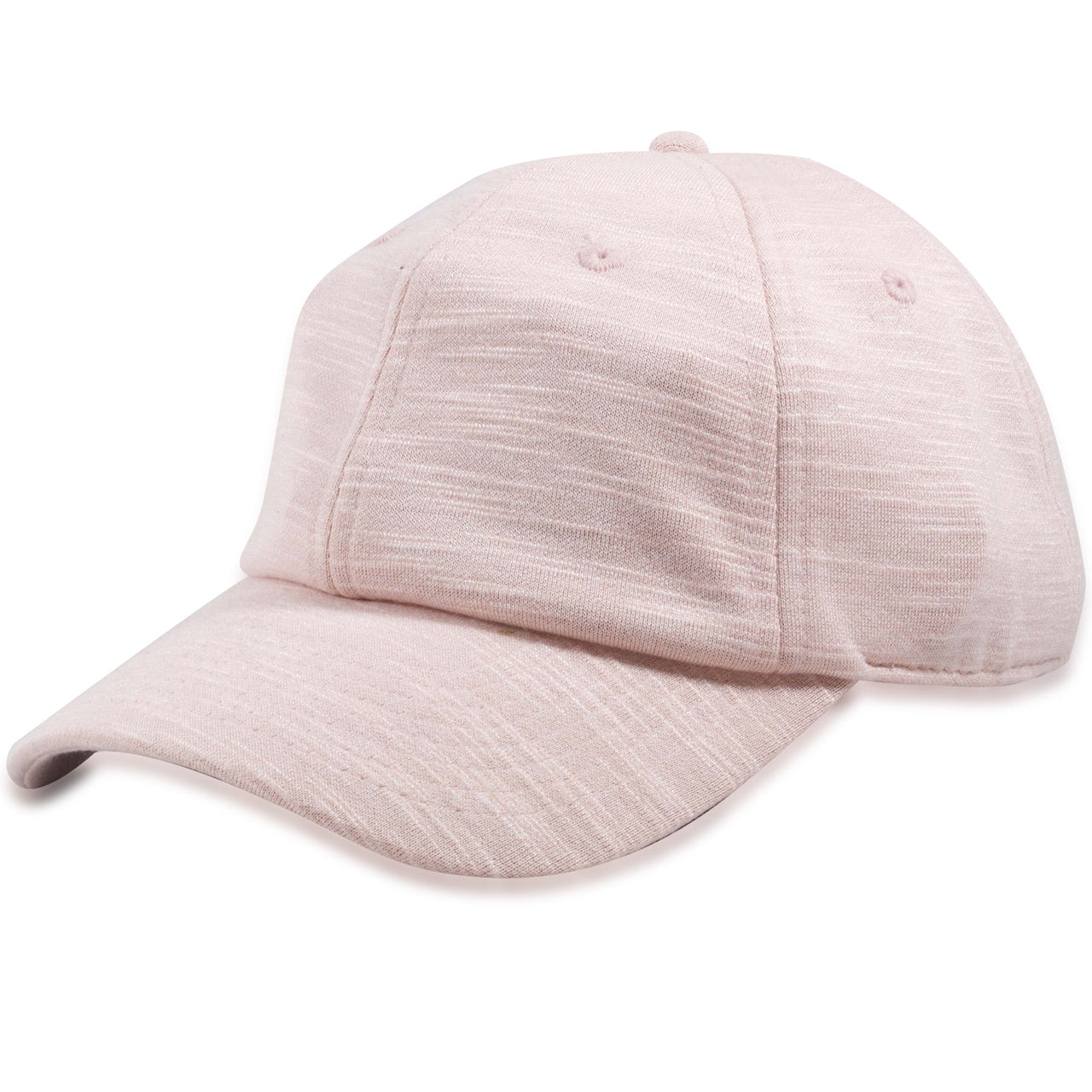 Pink Melange Blank Adjustable Baseball Cap