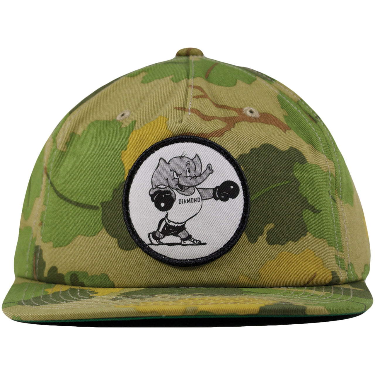 Diamond Supply Co Cartoon Elephant Boxer Camouflage Snapback Hat