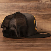 The meshback adjustable trucker hat for the Steel City 2021 NFL Draft.