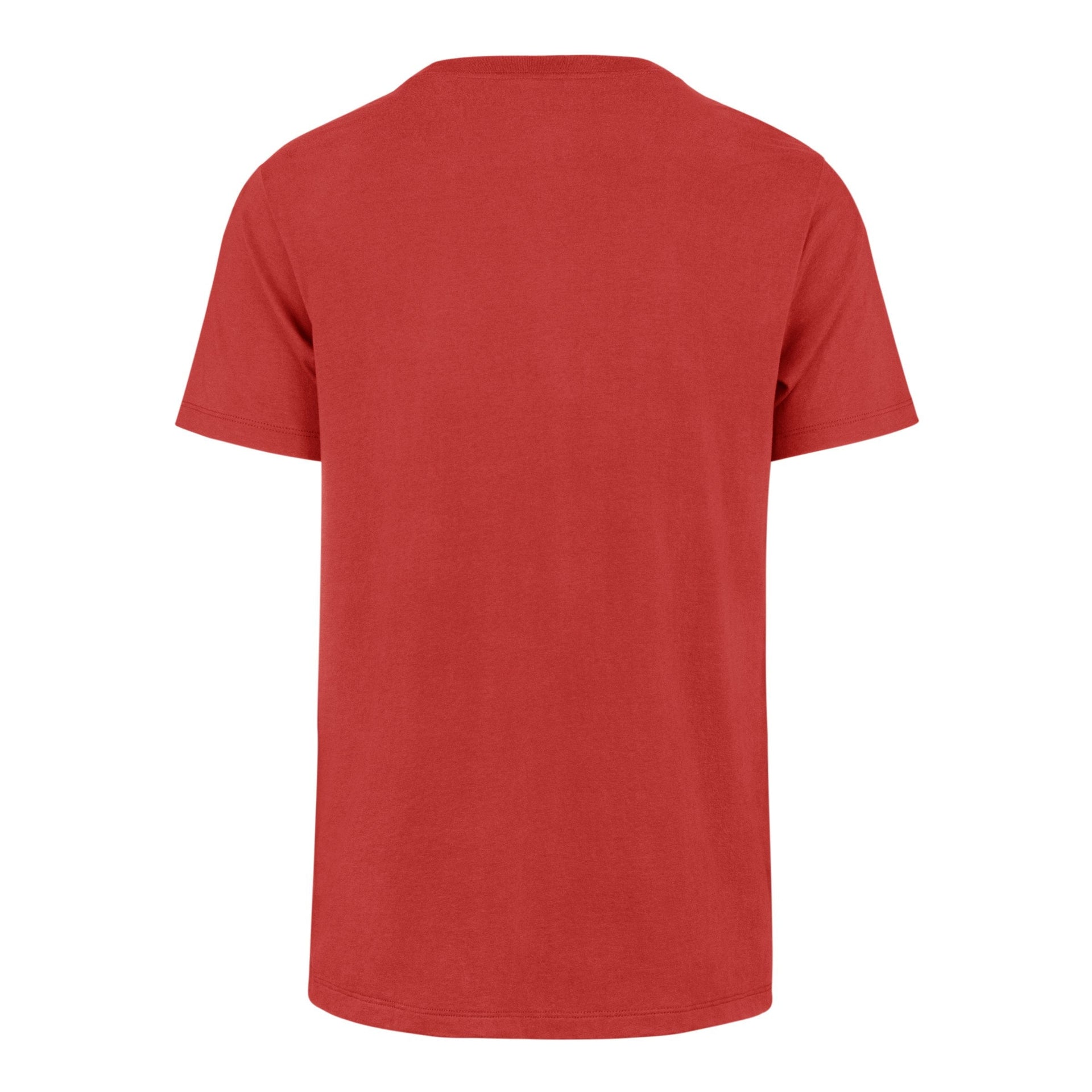 The backside of the Philadelphia Phillies Faded Phillies Logo Tshirt | Red T-Shirt