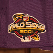 Close up of the 2001 World Series side patch on the Arizona Diamondbacks 2001 World Series Side Patch Gray Bottom 9Fifty Snapback Hat