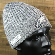 The Philadelphia Eagles On Field Crucial Catch Patch NFL Winter Beanie | Graphite Winter Beanie