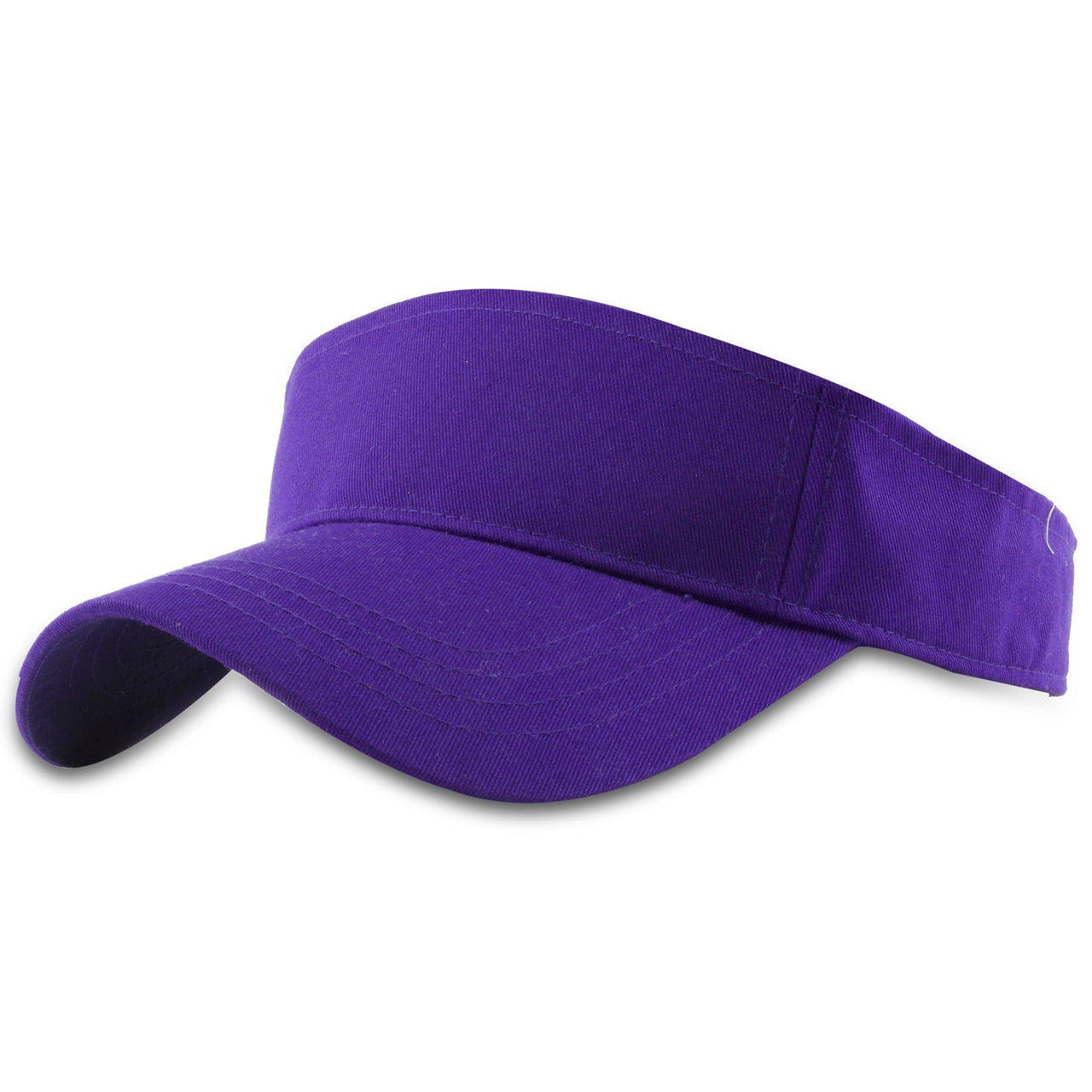 Purple Blank Adjustable Visor