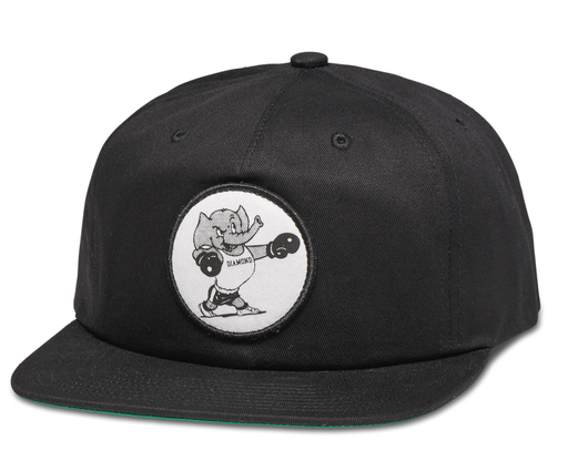 Diamond Supply Co Cartoon Elephant Boxer Black Snapback Hat