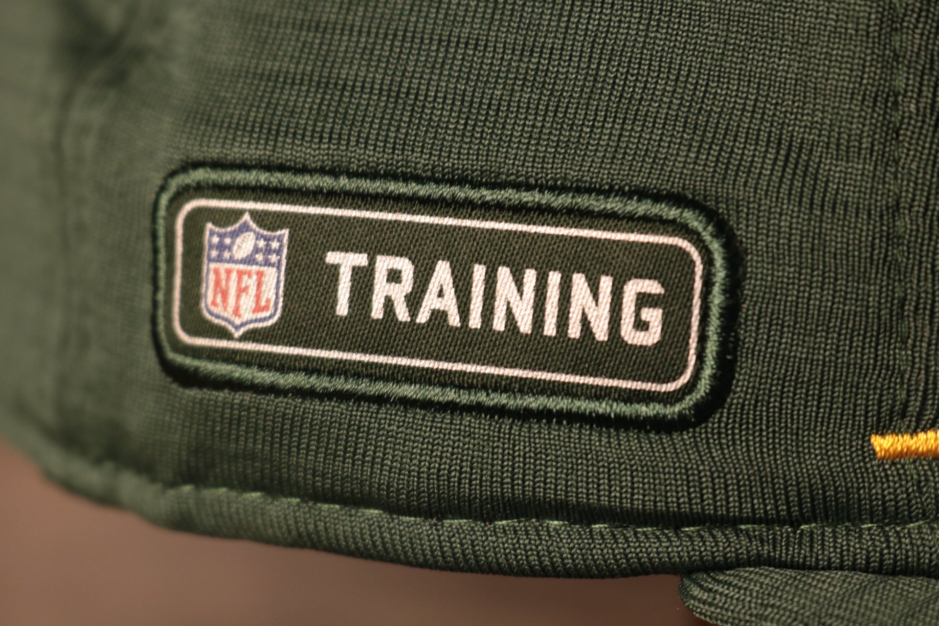 The nfl training patch is green Packers 2020 Training Camp Snapback Hat | Green Bay Packers 2020 On-Field Green Training Camp Snap Cap
