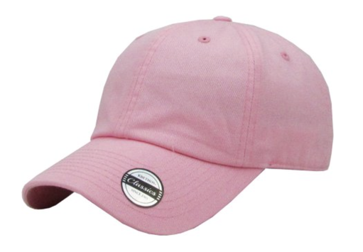 Pink Blank Adjustable Dad Hat