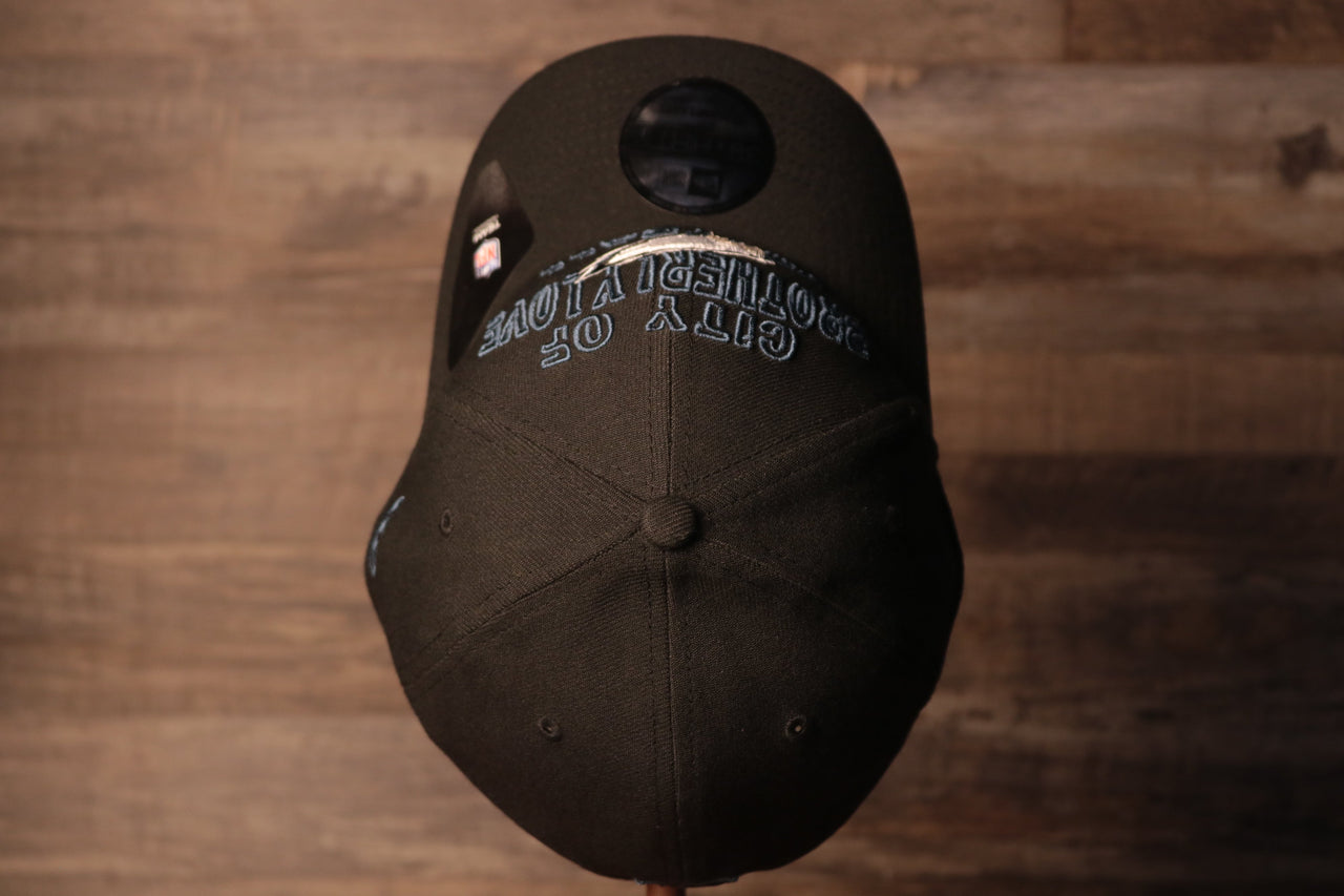 Eagles 2020 Draft Flexfit Hat | Philadelphia Eagles Alternate Draft Stretch Cap the top of this cap is all black
