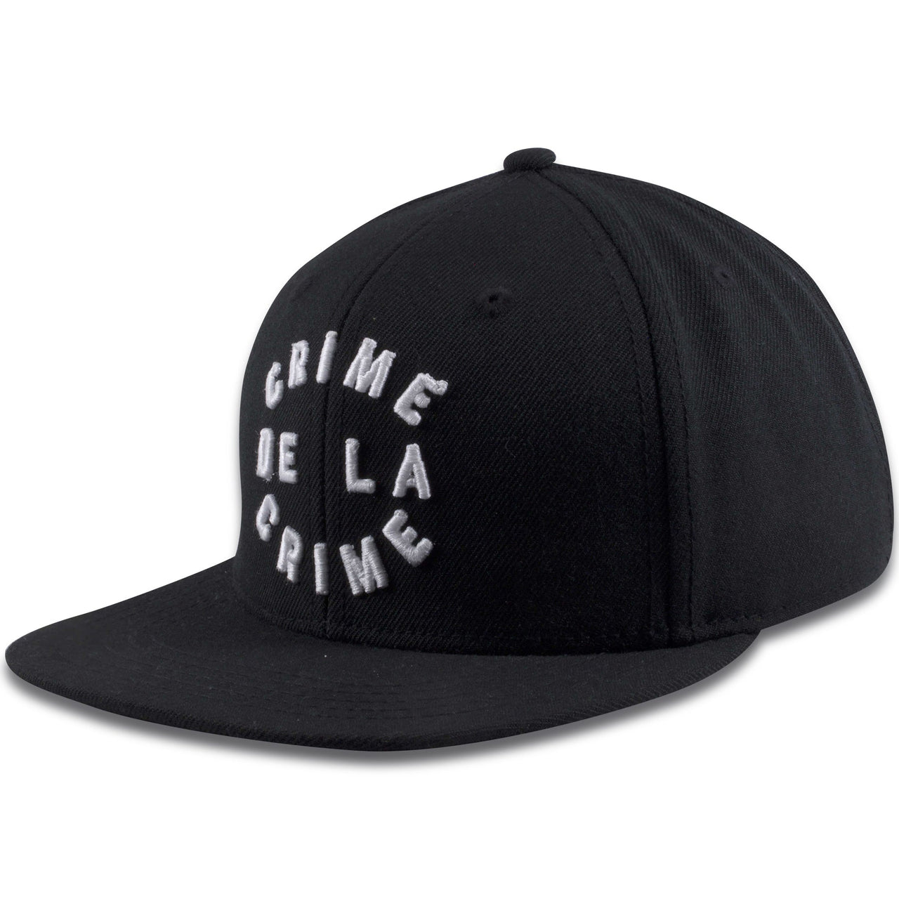 Crooks and Castles Crime De La Crime Black Snapback Hat