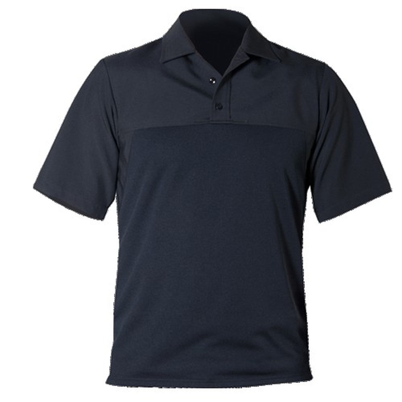 Police Public Safety | Long Sleeve Armorskin Wool Polo Shirt | Navy Blue Wool Blend Firemen Police Uniform Base Shirt