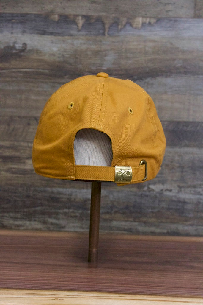 Blank Distressed Dad Hat To Match Wheat Timbs | Timbs Vintage dad hat for embroidery | ripped timberland dad hat for streetwear brand