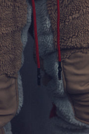 strings on the Earth Sherpa Tech Pants With Zipper Pockets For Sherpa Two Piece Set To Match Sneakers