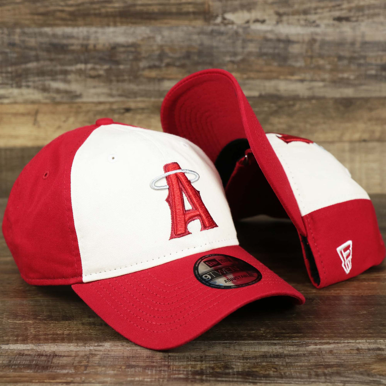 The Anaheim Angles 2021 City Connect 9Twenty Dad Hat | New Era White and Red