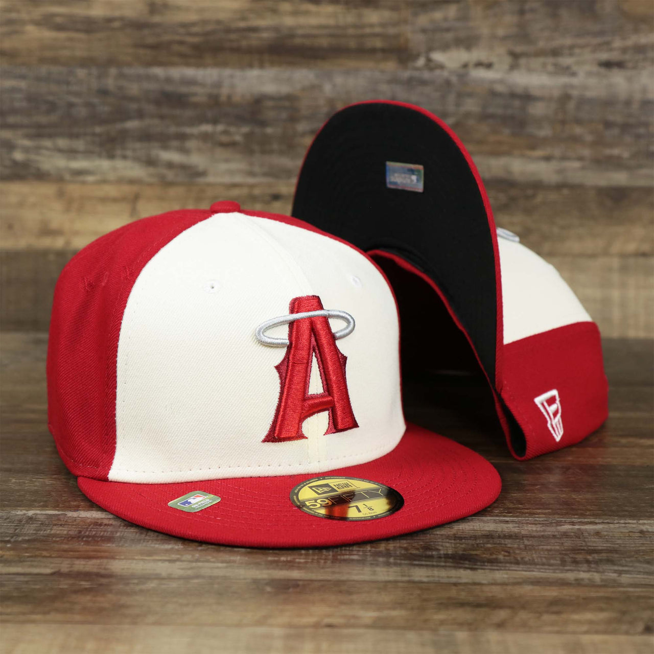The Anaheim Angles 2021 City Connect 59Fifty Fitted Cap | New Era White and Red
