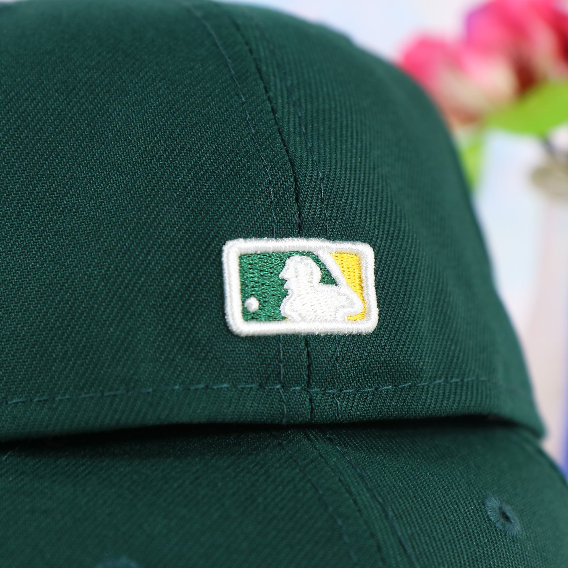 Oakland Athletics Floral Print Undervisor Spring Embroidery 59Fifty Fitted Cap | Green 59Fifty Cap