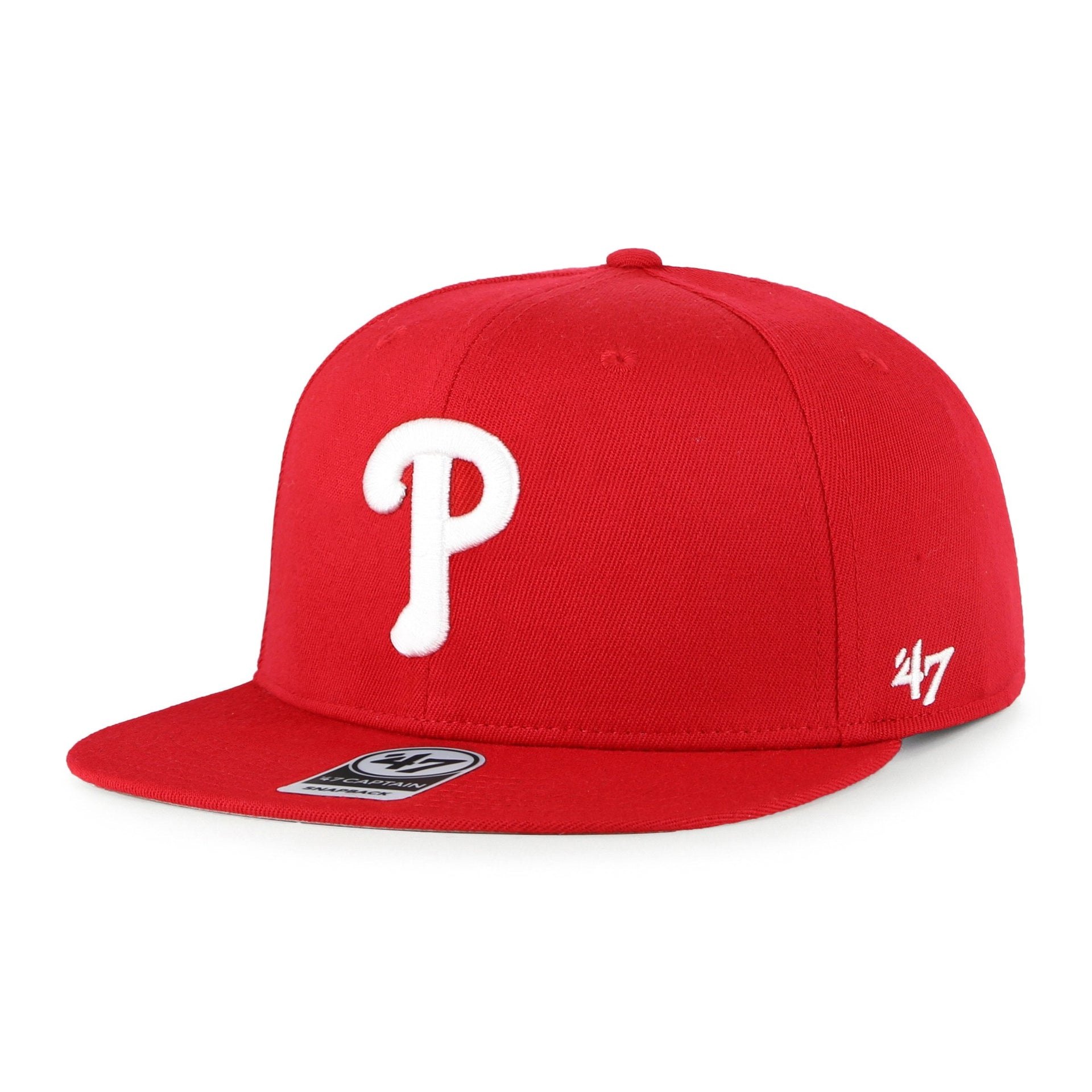 The Philadelphia Phillies Gray Bottom Snapback Cap | Red Snapback Cap