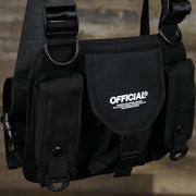 The Streetwear Tactics Chest Bag Utility Vest | Official Black hanging 