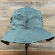 The backside of the Ocean City New Jersey 1897 Bucket Hat | Blue Steel Bucket Hat