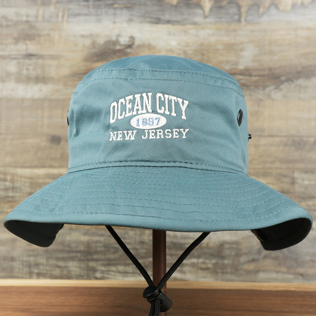 The Ocean City New Jersey 1897 Bucket Hat | Blue Steel Bucket Hat