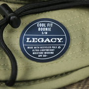The Legacy Sticker on the Ocean City New Jersey Wordmark Since 1897 Bucket Hat | Moss Green Bucket Hat