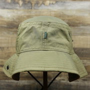 The backside of the Ocean City New Jersey Wordmark Since 1897 Bucket Hat | Moss Green Bucket Hat