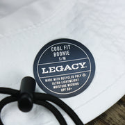 The Legacy Sticker on the Ocean City New Jersey Wordmark Since 1897 Bucket Hat | White Bucket Hat