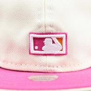 The Cooperstown MLB Batterman Logo on the Cooperstown Philadelphia Phillies Coffee Shop 1952 All Star Game Liberty Bell Side Patch 59Fifty Fitted Cap | New Era Off White 59Fifty