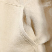 The front pocket on the Jack And Jones Dune Pullover Hoodie | Tan Hoodie
