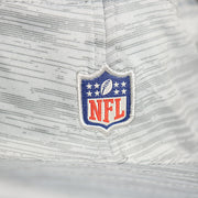 The NFL Logo on the Philadelphia Eagles Summer Training Camp Wide Brim Panama Bucket Hat | Distinct Gray Bucket Hat