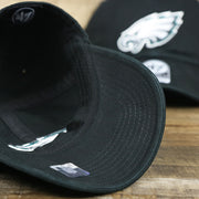 The Undervisor on the Philadelphia Eagles Logo Adjustable Dad Hat | Black Dad Hat