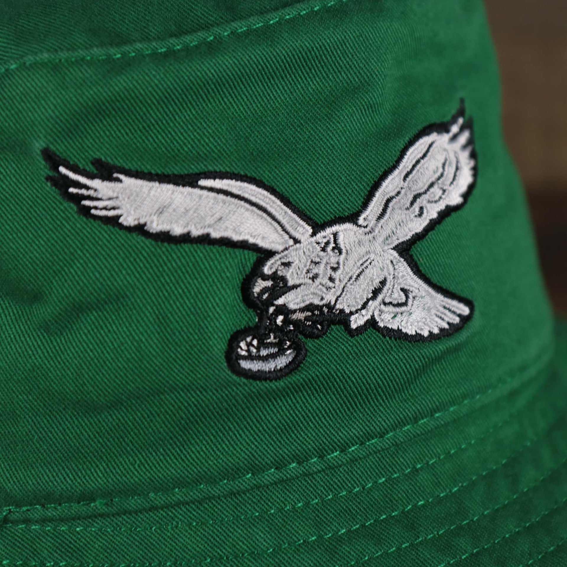 The Throwback Philadelphia Eagles Vintage Bucket Hat | 47 Brand, Kelly Green