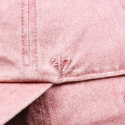 The 47 Brand Logo on the Women’s Philadelphia Phillies Tonal Gray Bottom Dad Hat | Misty Pink Tonal Dad Hat
