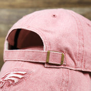 The Tonal Pink Adjustable Strap on the Women’s Philadelphia Phillies Tonal Gray Bottom Dad Hat | Misty Pink Tonal Dad Hat
