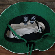 The undervisor on the Throwback Philadelphia Eagles Vintage Bucket Hat | 47 Brand, Natural