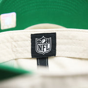 The NFL Tag on the Throwback Philadelphia Eagles Embroidered 1987 Eagles Logo NFL Eagles Side Patch Dad Hat | Bone Dad Hat